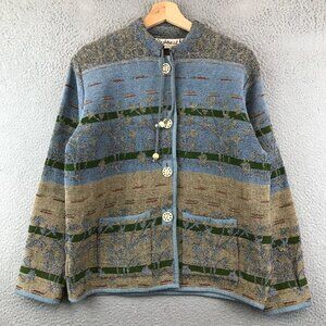 Vintage Flashback Sz S Tapestry Floral Print Jacket